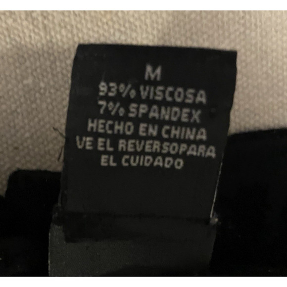 Rafaella Knit Blouse Womens Size Medium Black w Sparkles Pullover Stretch Top - Picture 9 of 13